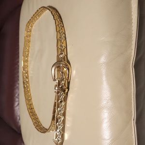 Stunning gold plated snake like belt. 48" long